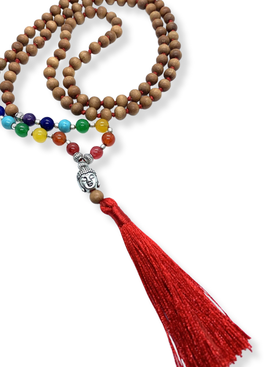 7 Chakra buddha Mala necklace