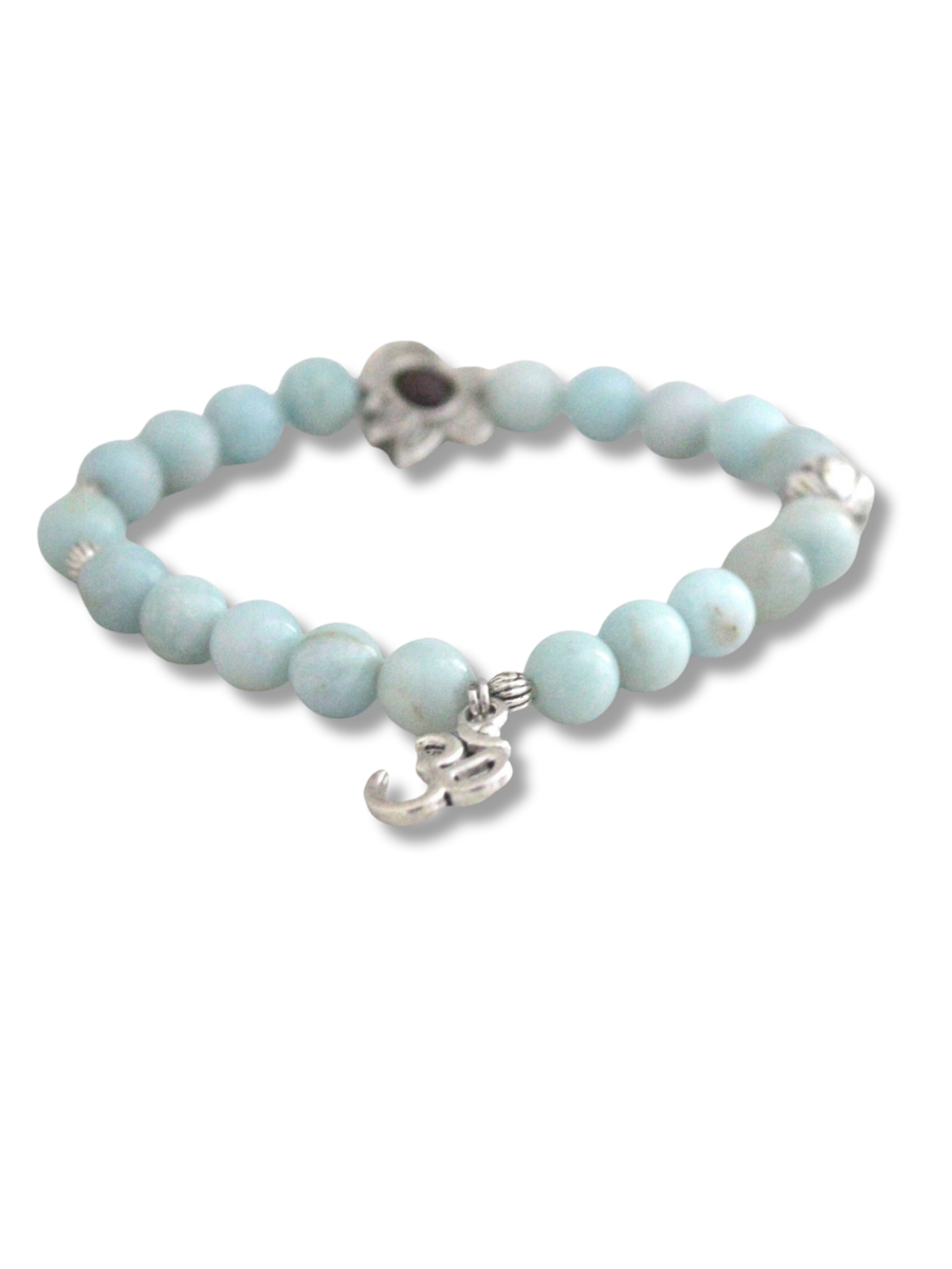 Amazonite OM LOTUS Bracelet