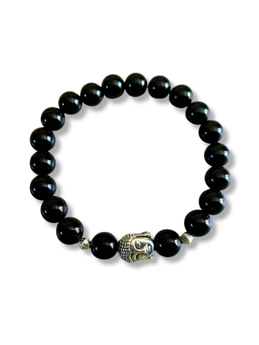 Black Onyx Buddha Bracelet