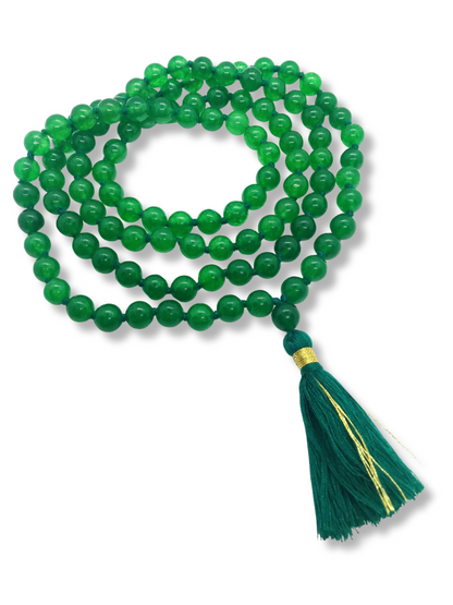 Green Jade Meditation Mala