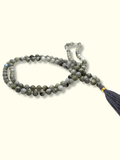 Labradorite Mala Beads Necklace