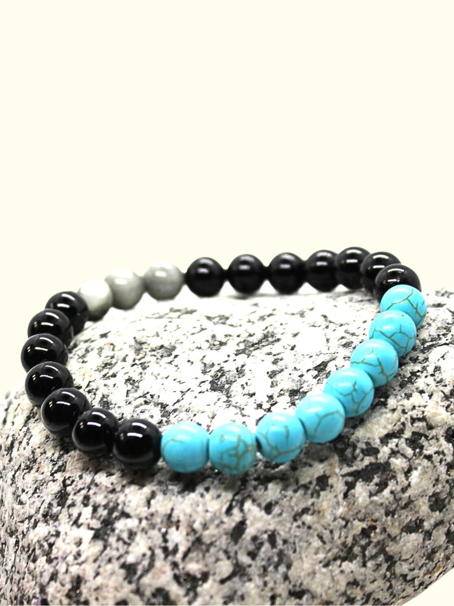 Mystic Aura Gemstone Bracelet –Spiritual Yodha Warrior Bracelet