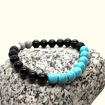 Mystic Aura Gemstone Bracelet –Spiritual Yodha Warrior Bracelet