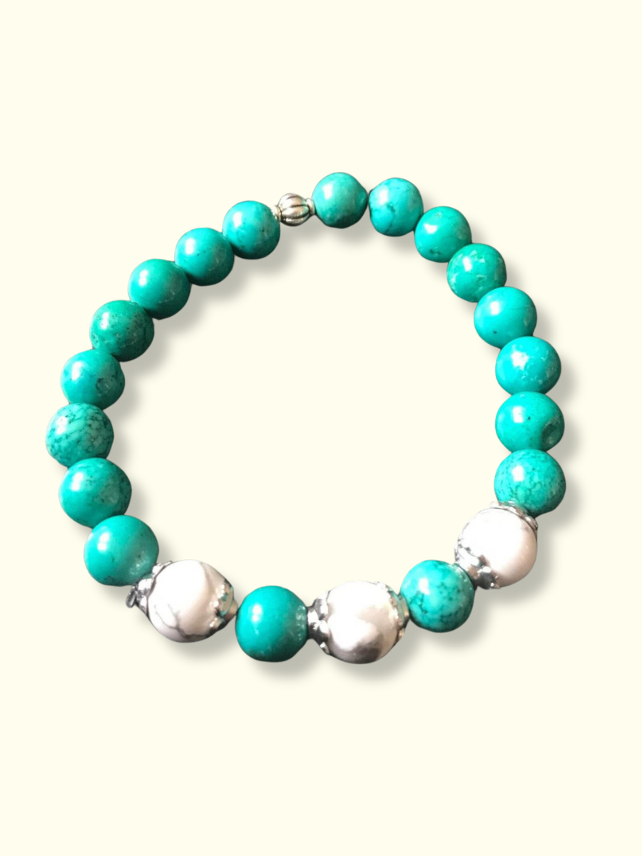 Turquoise Howlite Chakra Bracelet