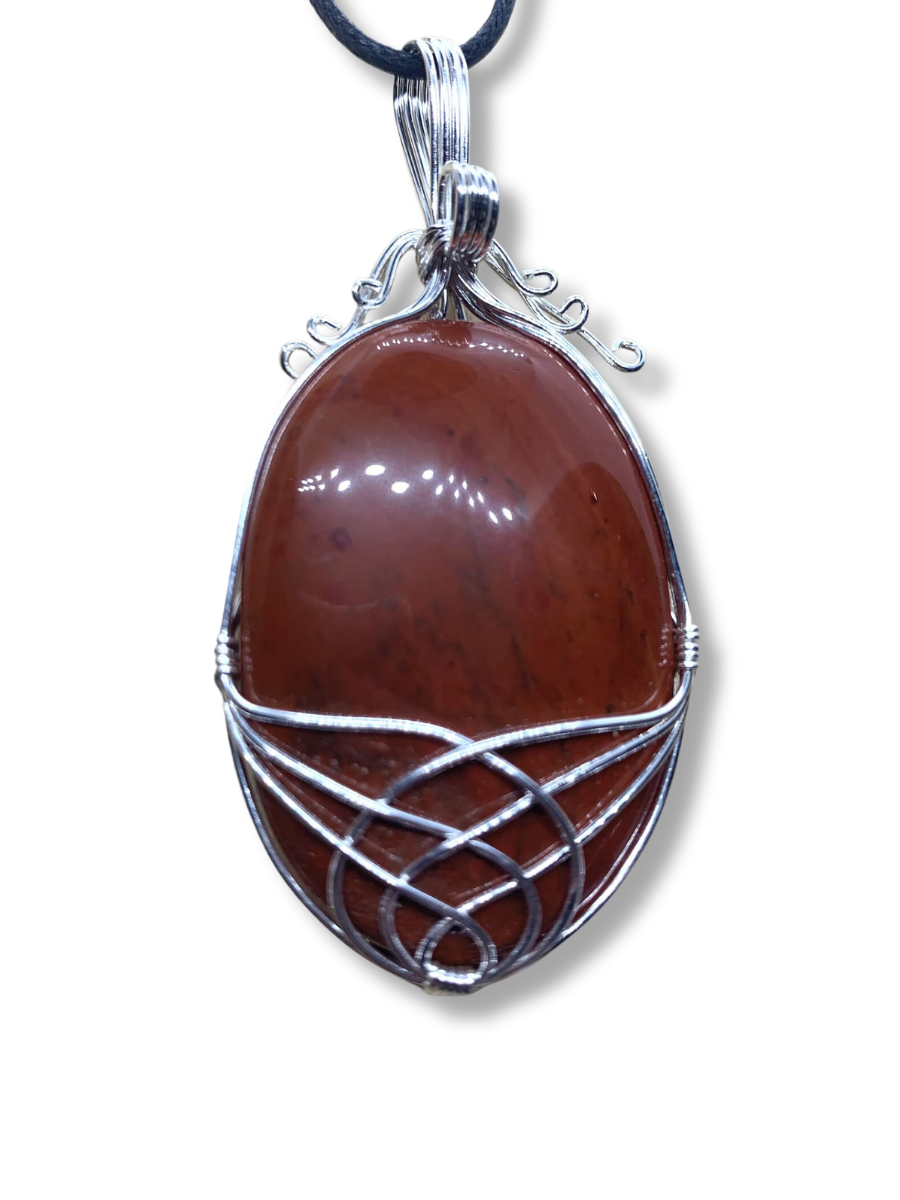 Energizing Red Jasper Chakra Pendant