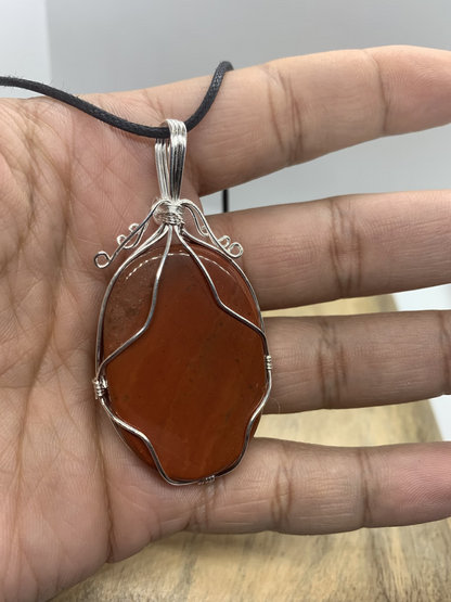 Red Jasper Gemstone Chakra Pendant