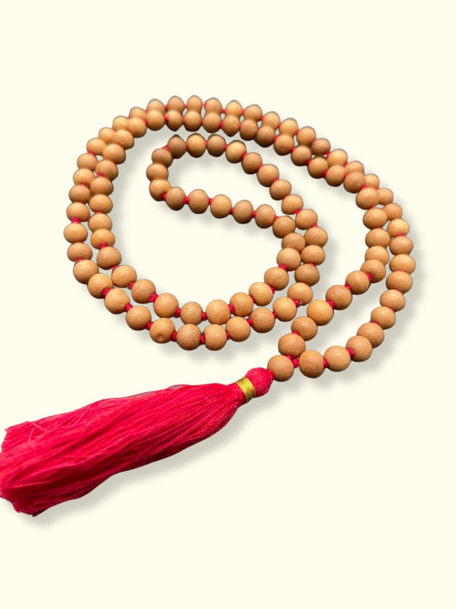 Sandalwood Mala Necklace