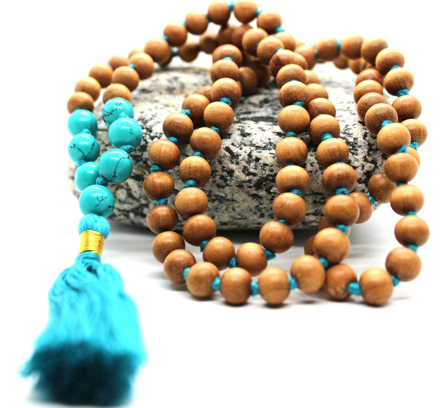 Turquoise Throat Chakra Mala