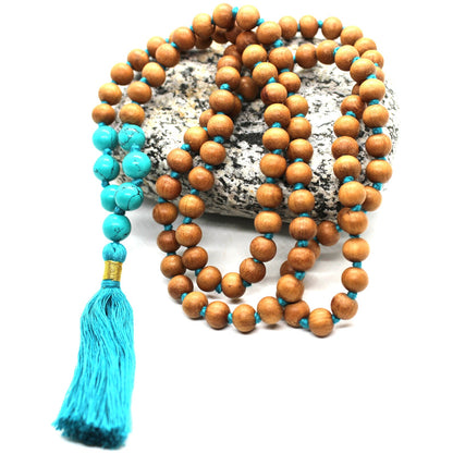 Turquoise Throat Chakra Mala