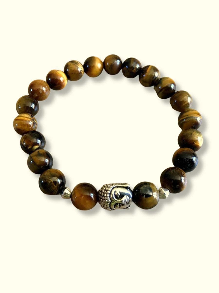 tiger eye buddha bracelet