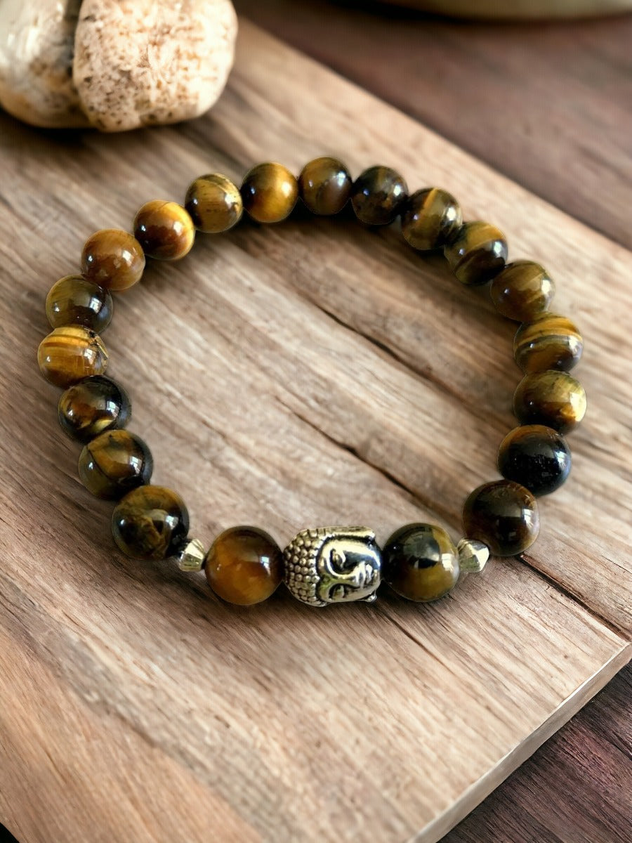 TIGER EYE BUDDHA BRACELET 