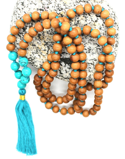 Turquoise Throat Chakra Mala