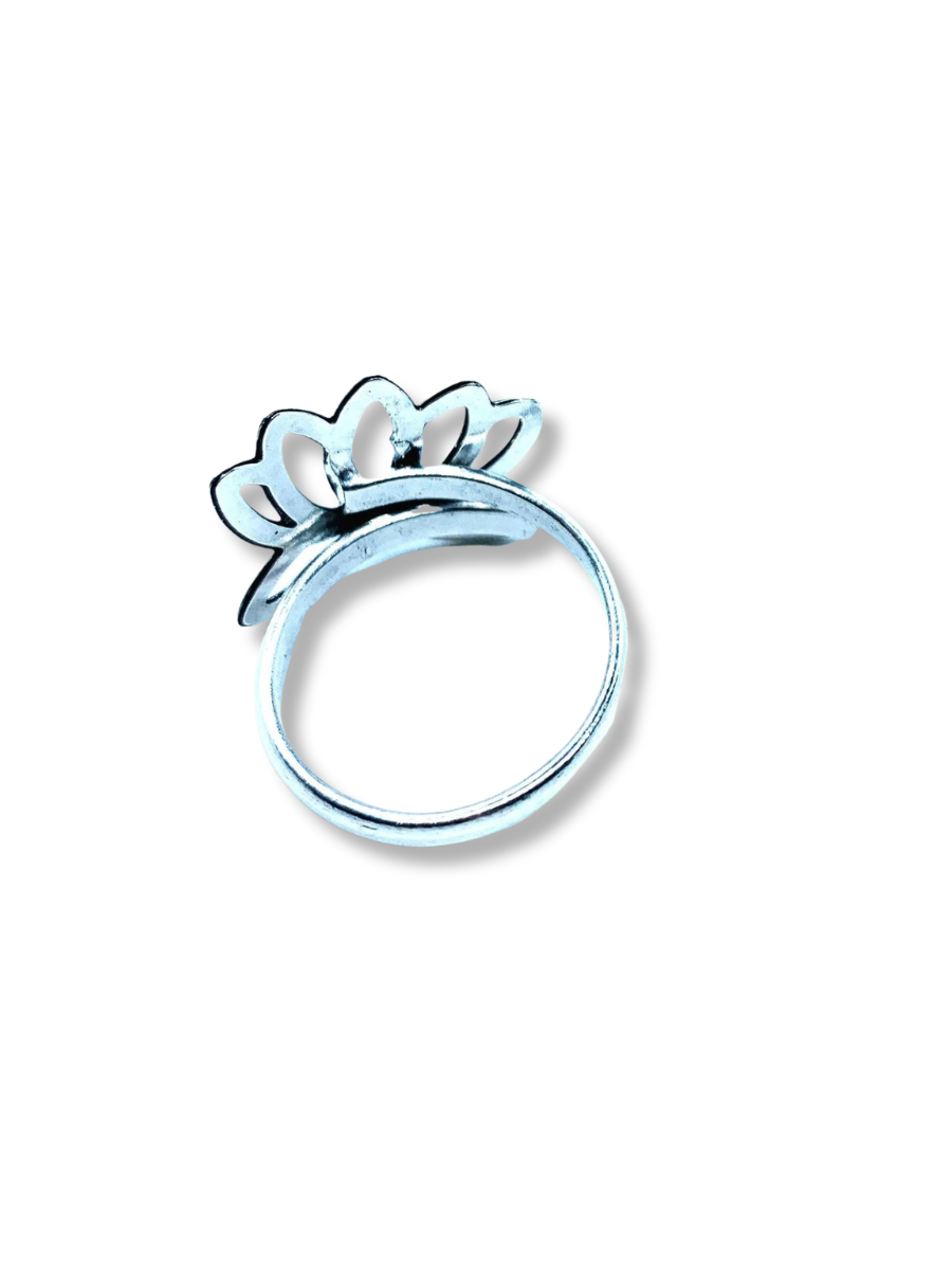 buddha ring - lotus symbol 